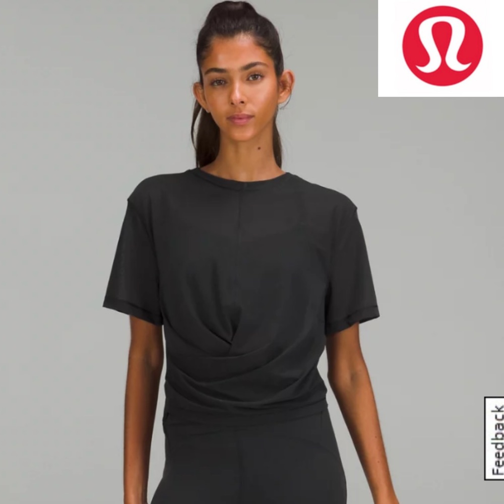 Lightweight Mesh Reversible Yoga T-Shirt